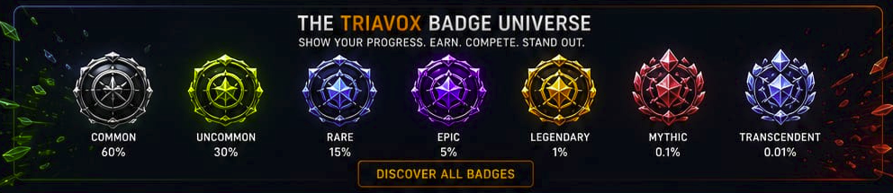The Triavox Badge Universe